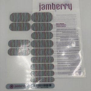 Jamberry Wraps, Light It Up, Partial Sheet